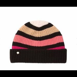 Kate Spade ♠️ NY - Wide Stripe Beanie.